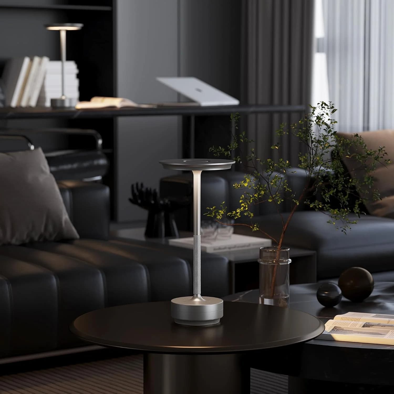 Genopladelig LED natlampe med UFO-design