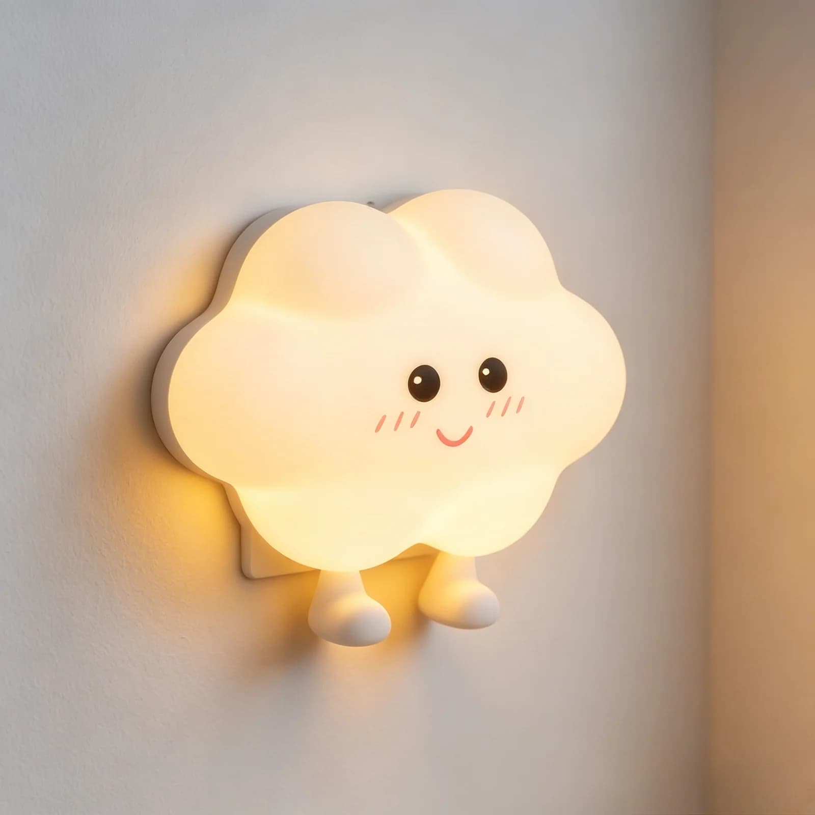 Magnetisk silikone sky, måne og stjerne natlampe