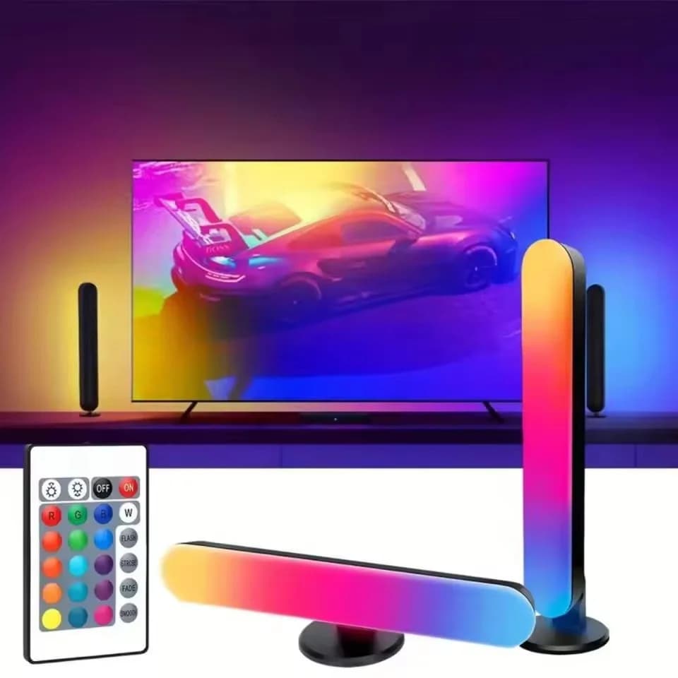 USB-genopladelig RGB lysbar med musikrytmestyret synkronisering